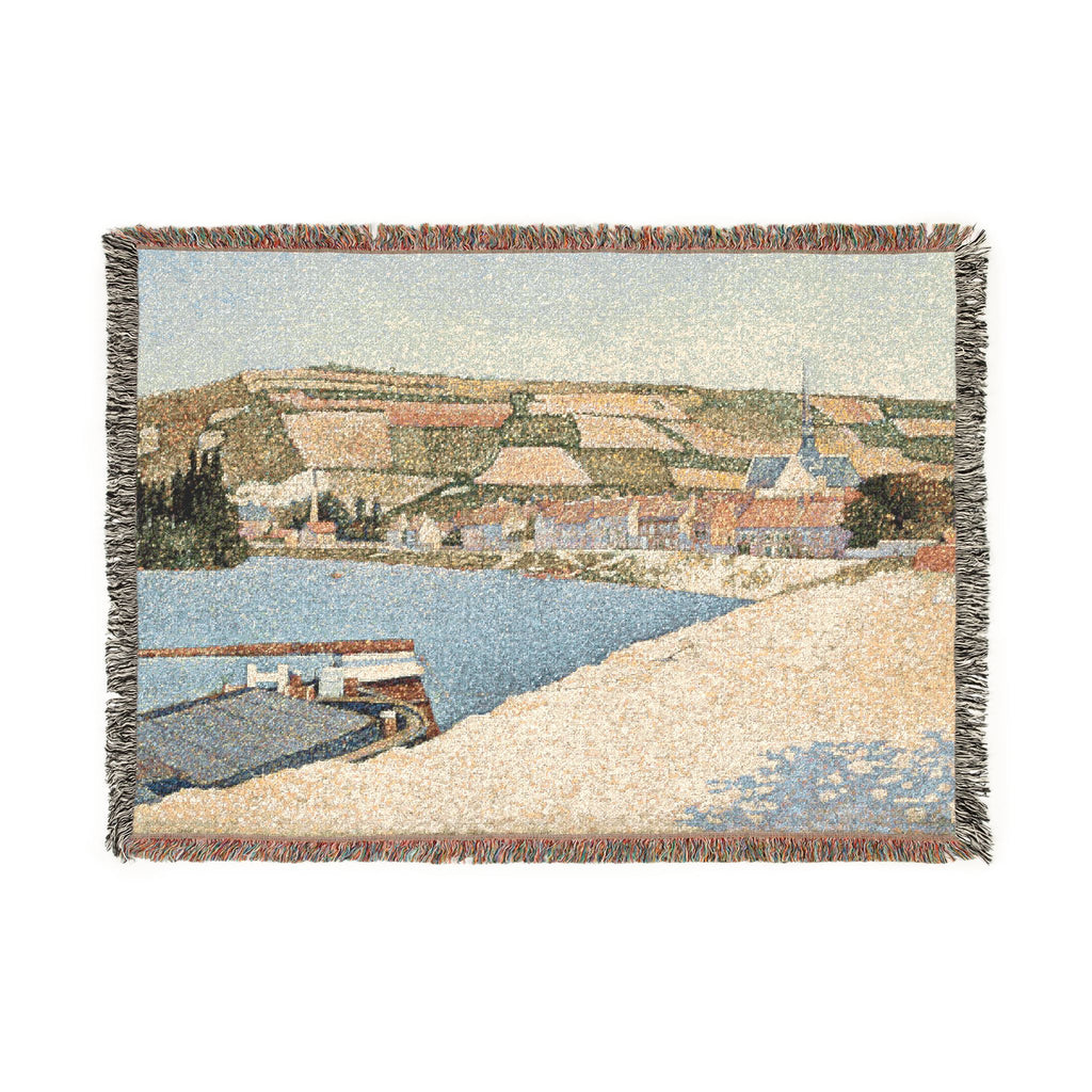 Paul Signac - Les Andelys, Côte d'Aval | Woven Tapestry Blanket