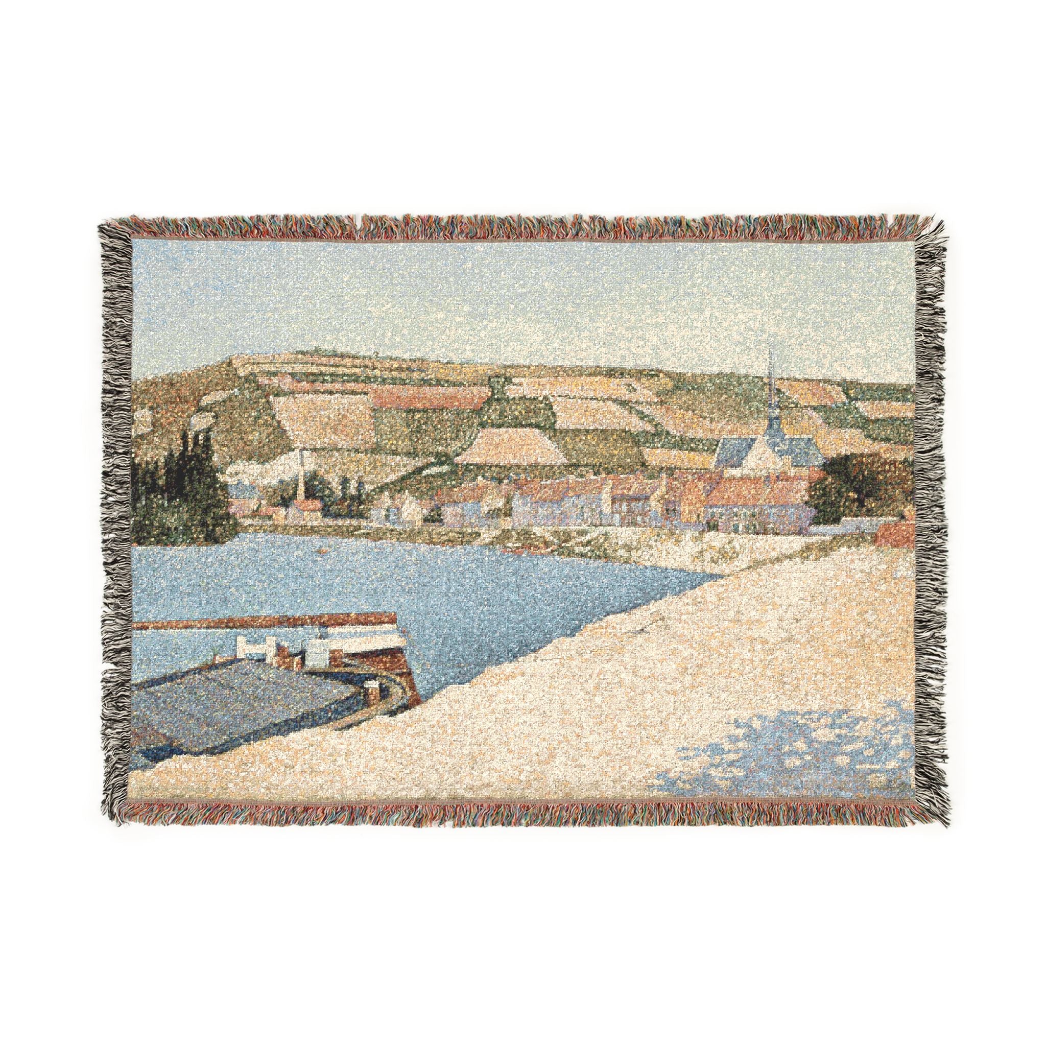 Paul Signac - Les Andelys, Côte d'Aval | Woven Tapestry Blanket