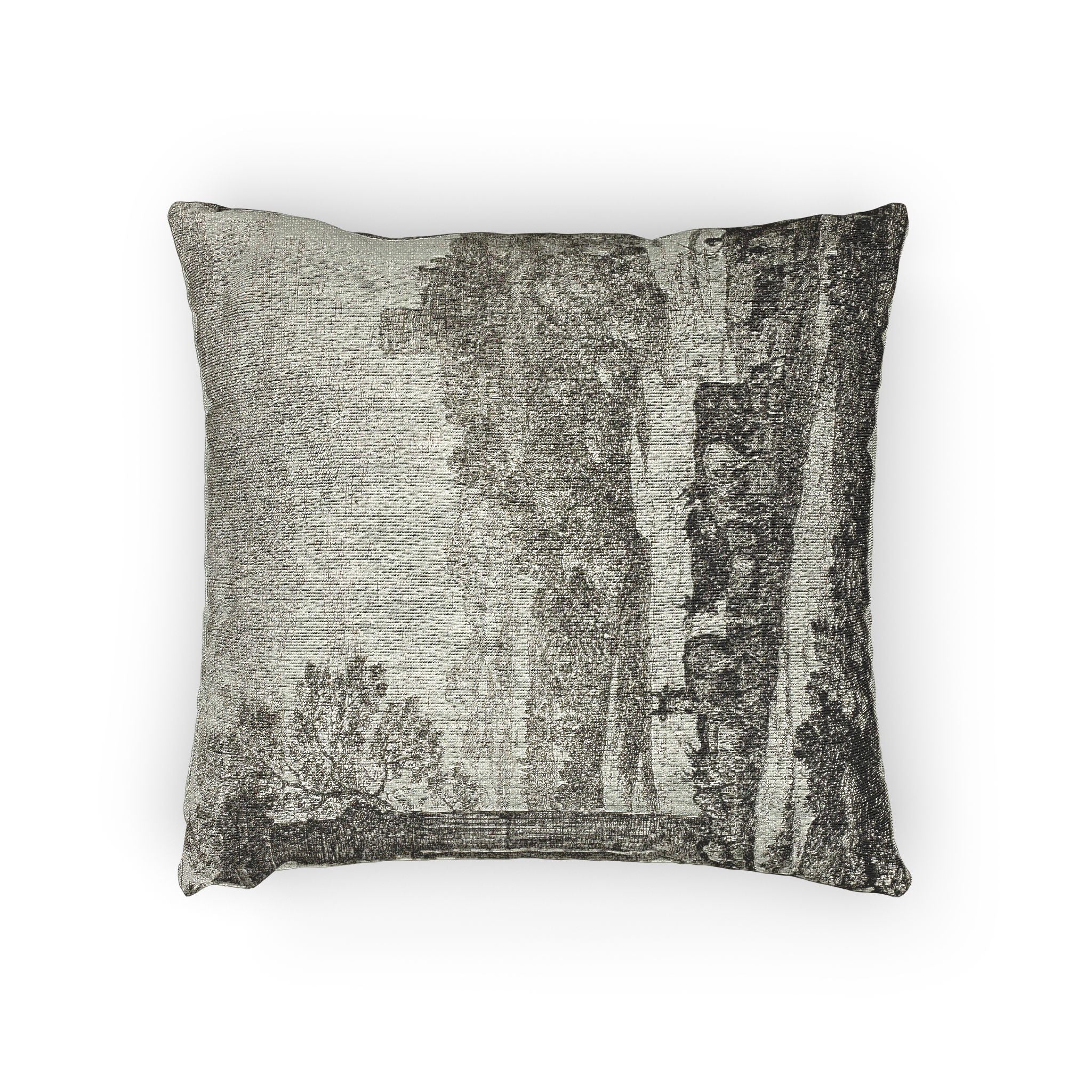 Claude Lorrain - The Herd Returning in Stormy Weather | Woven Pillow