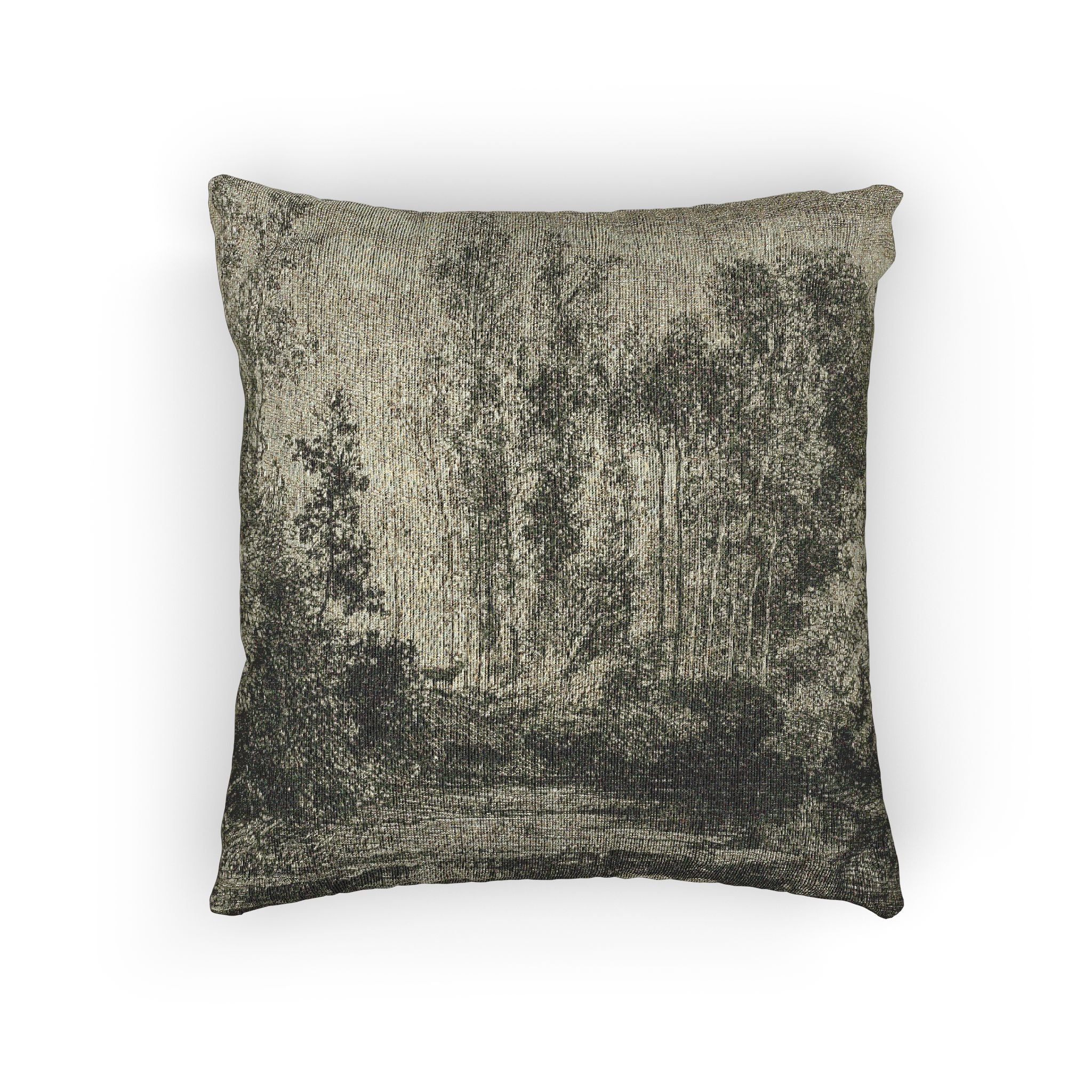 Charles François Daubigny - Stags at the Water's Edge | Woven Pillow