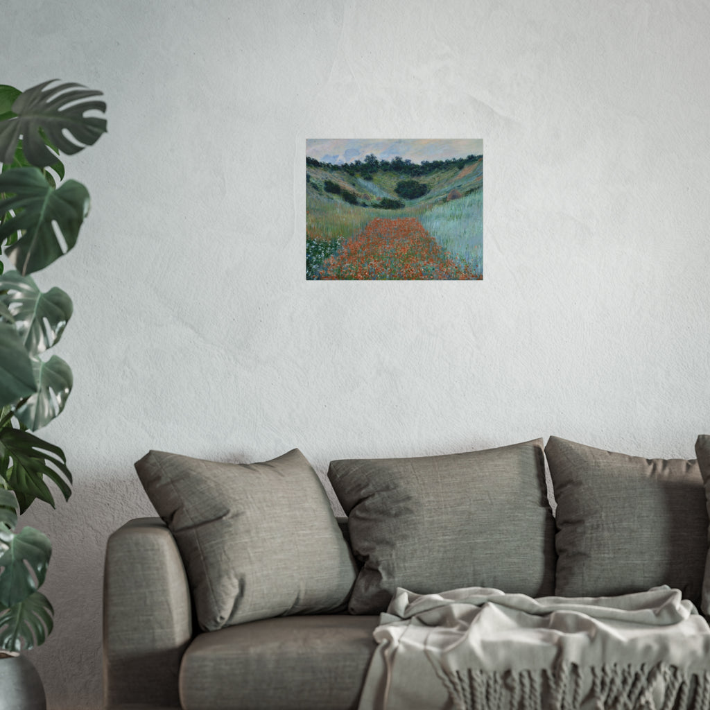 Claude Monet - Poppy Field, Giverny | Fine Art Poster