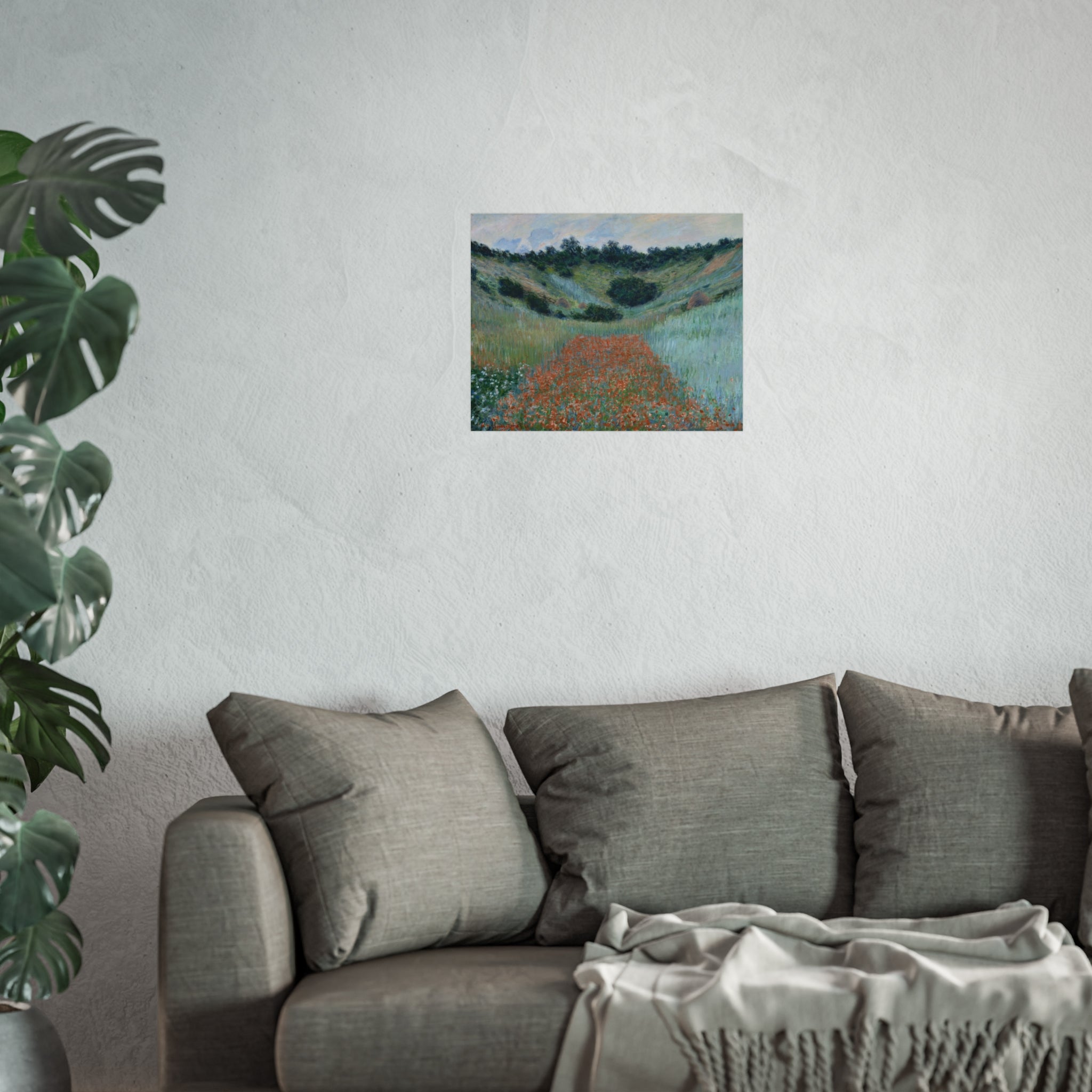 Claude Monet - Poppy Field, Giverny | Fine Art Poster