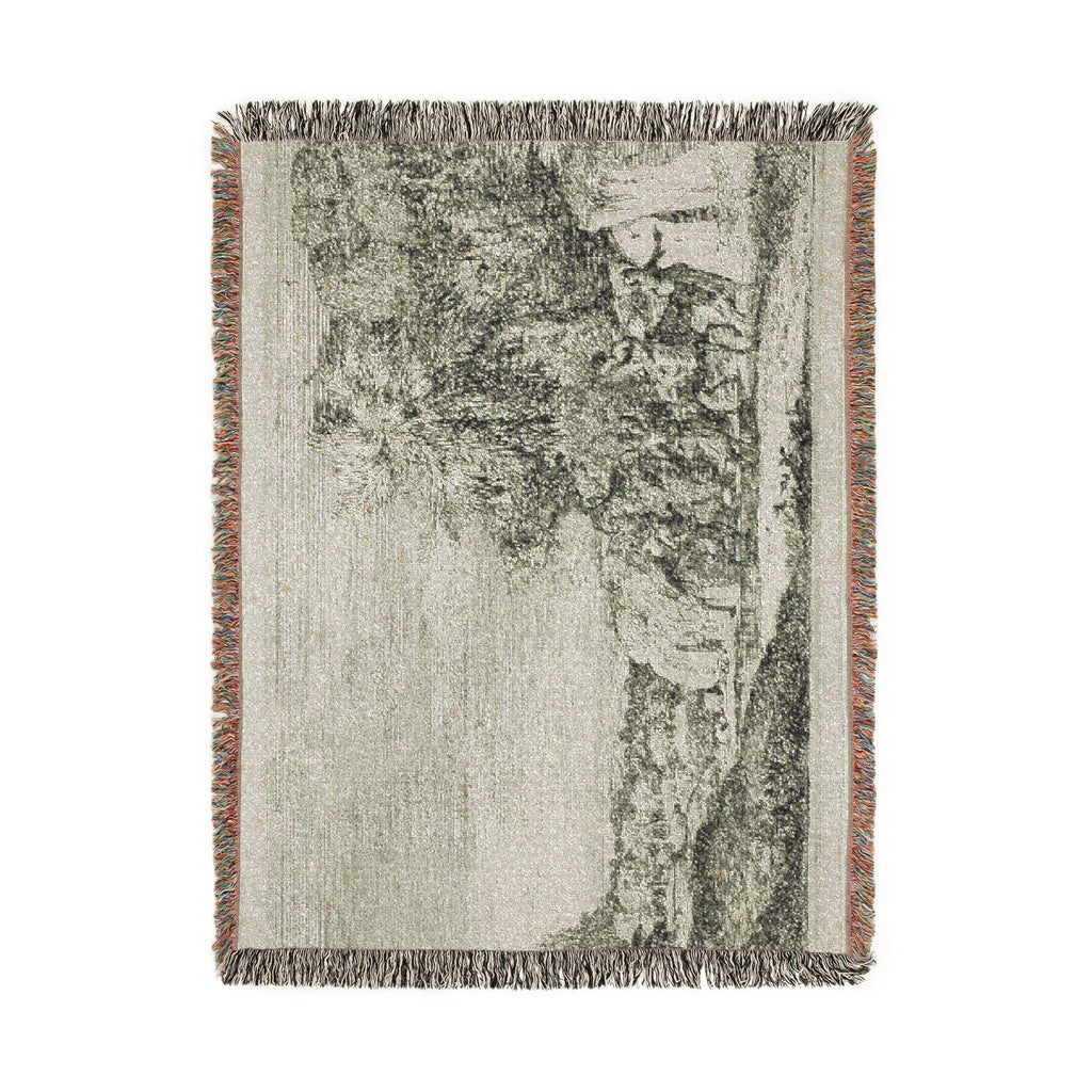 Claude Lorrain - The Flight into Egypt | Woven Tapestry Blanket