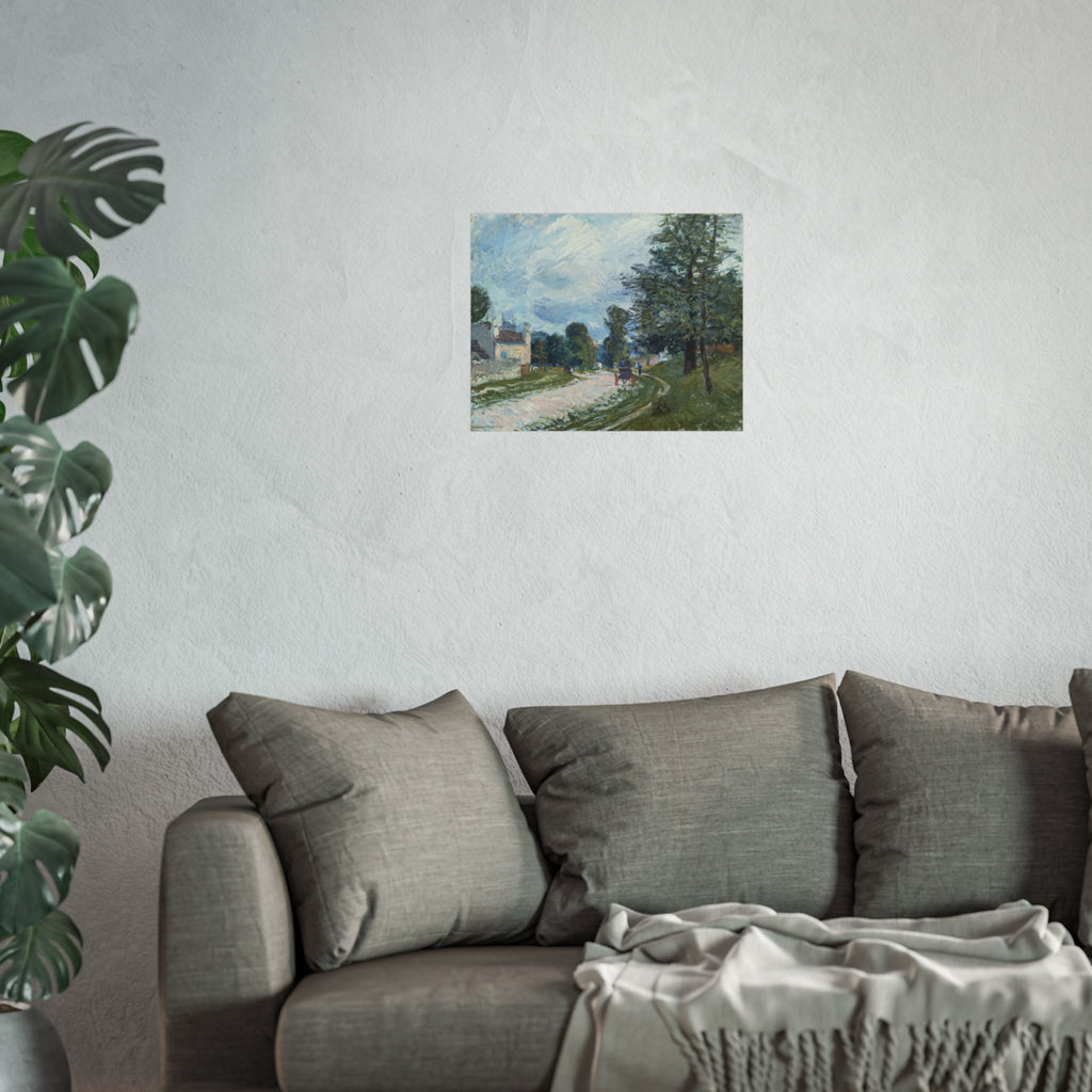Alfred Sisley - A Turn in the Road | Fine Art Poster