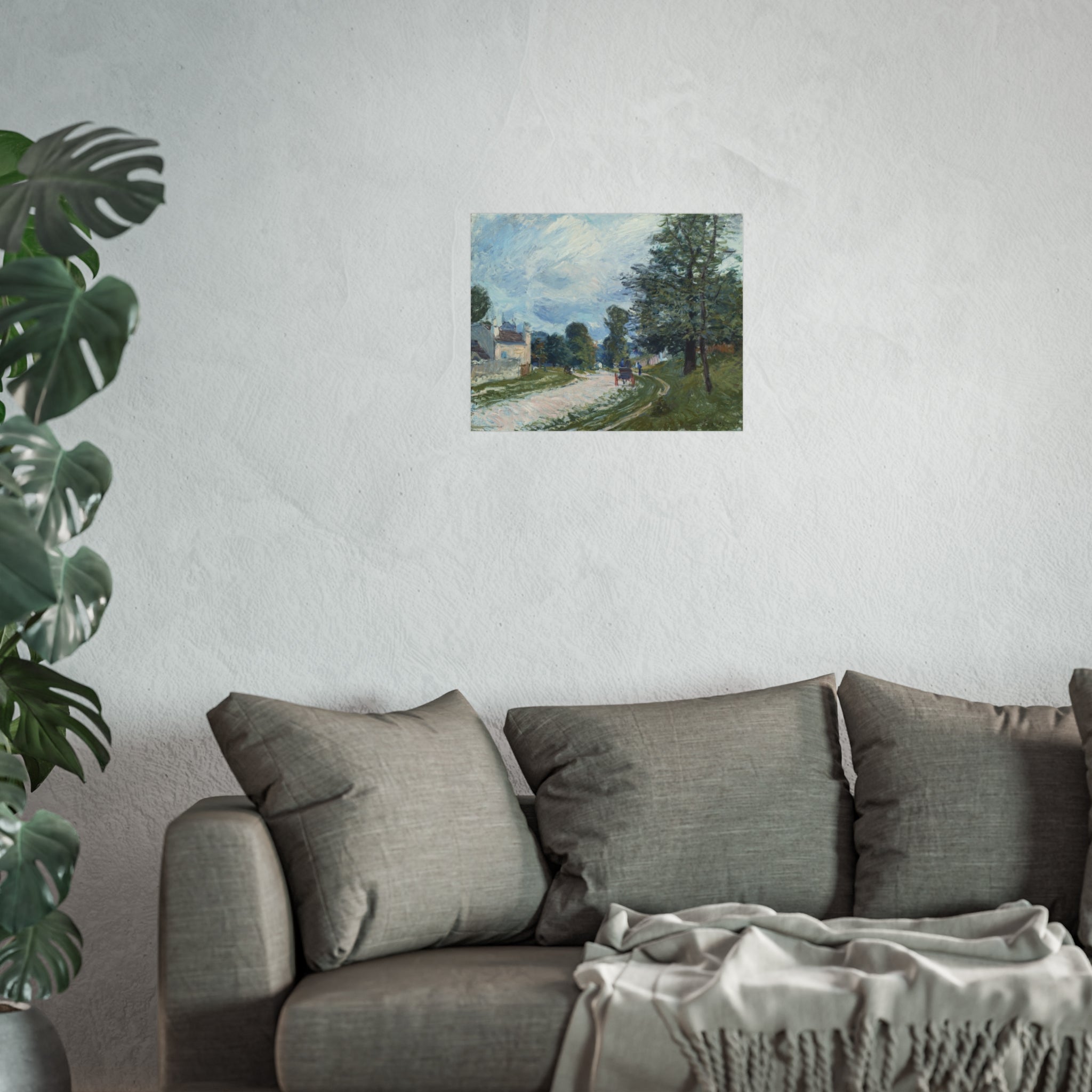 Alfred Sisley - A Turn in the Road | Fine Art Poster