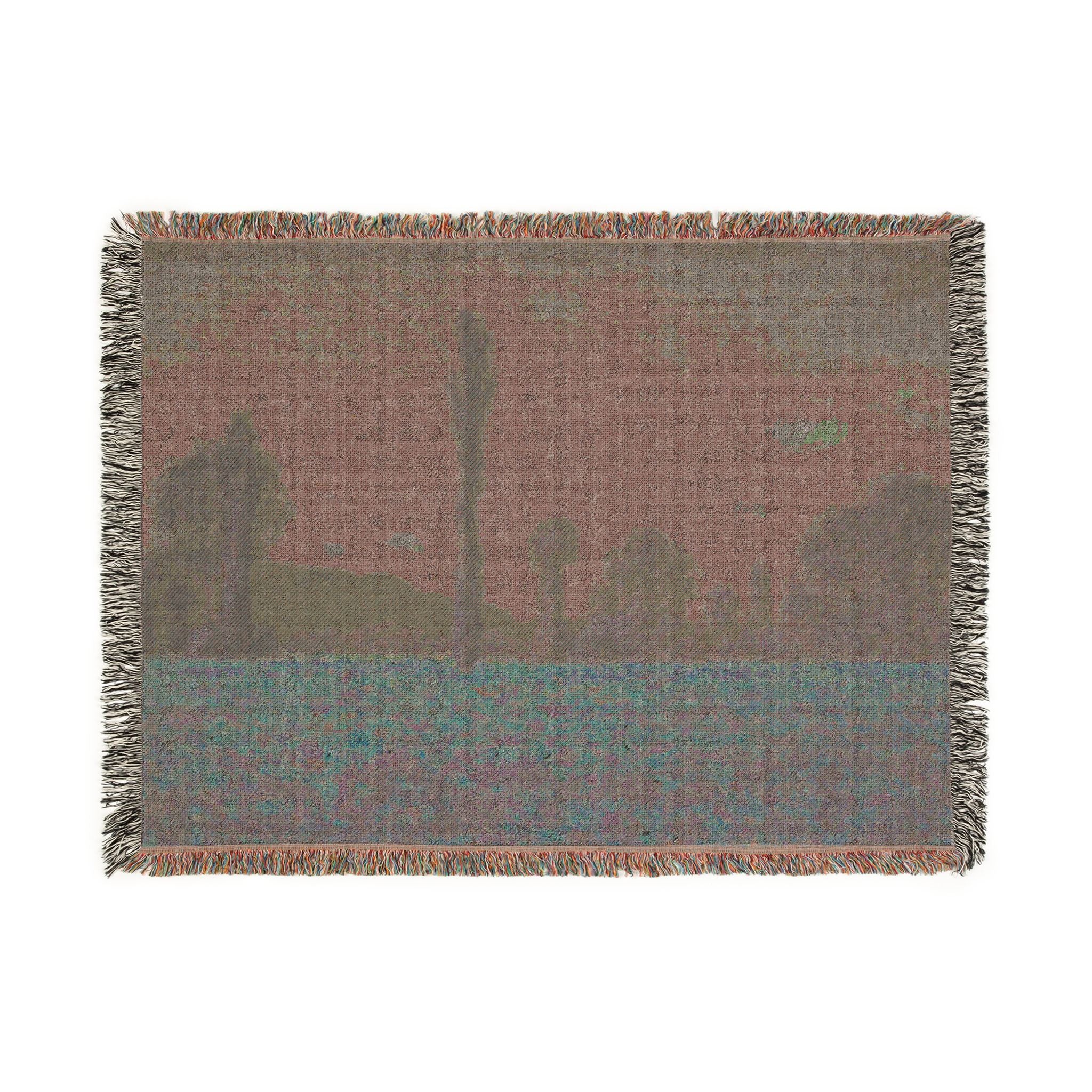Claude Monet - Poppy Field (Giverny) | Woven Tapestry Blanket