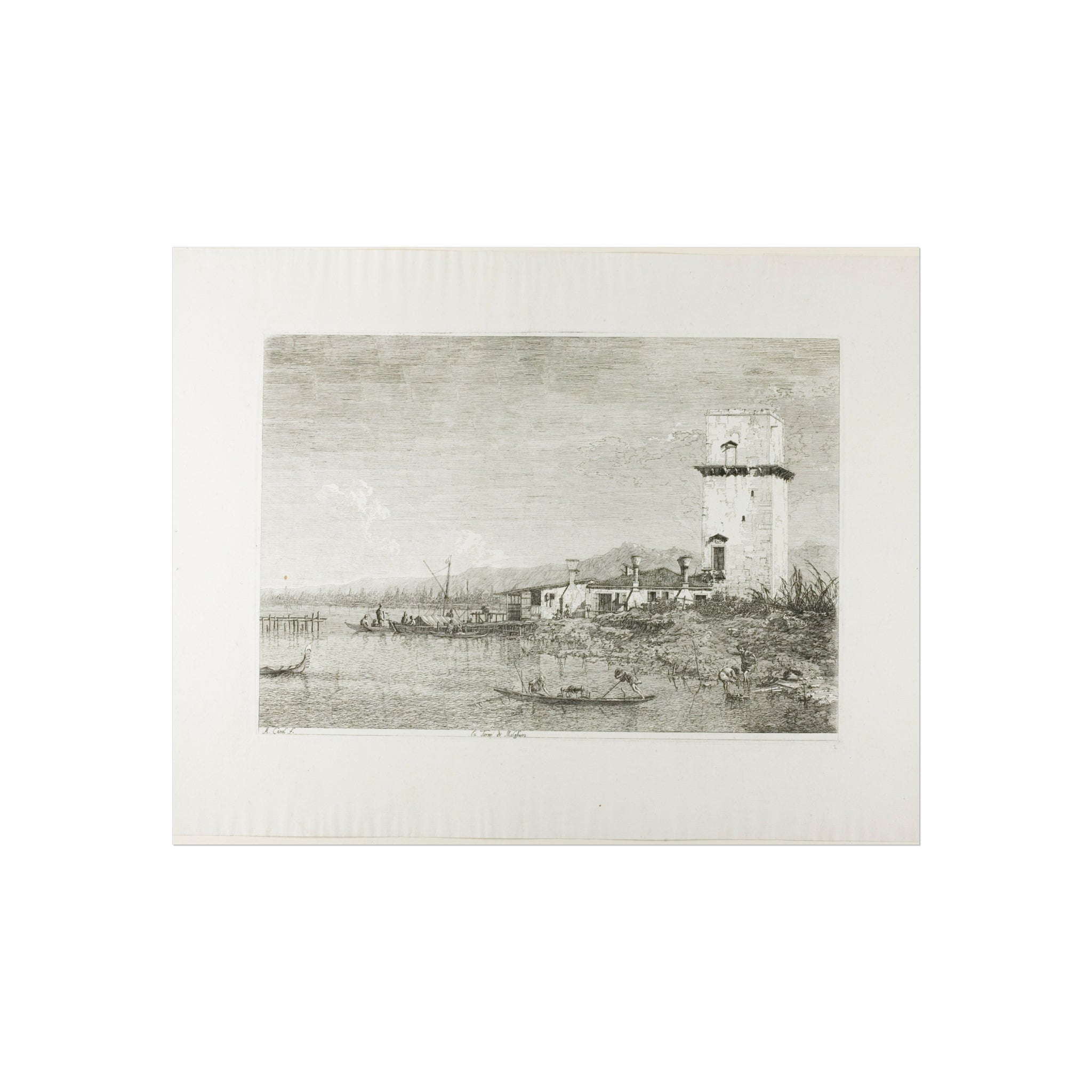 Canaletto - The Tower of Malghera, from Vedute | Fine Art Poster