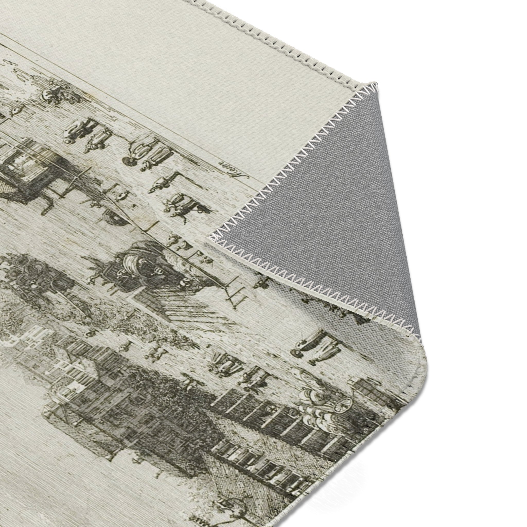 Canaletto - Mestre, from Vedute | Area Rug