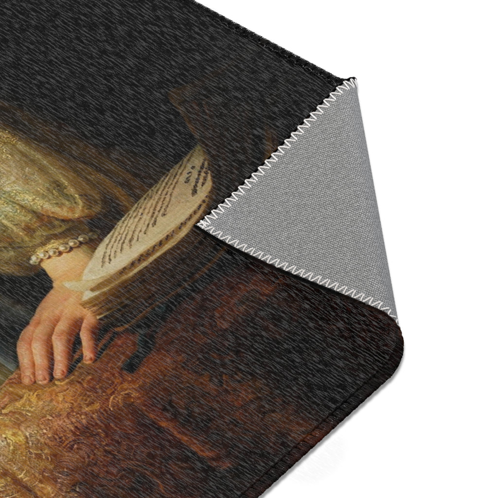 Judith at the Banquet of Holofernes (previously known as Artemisia), by Rembrandt, from Prado in Google Earth | Area Rug