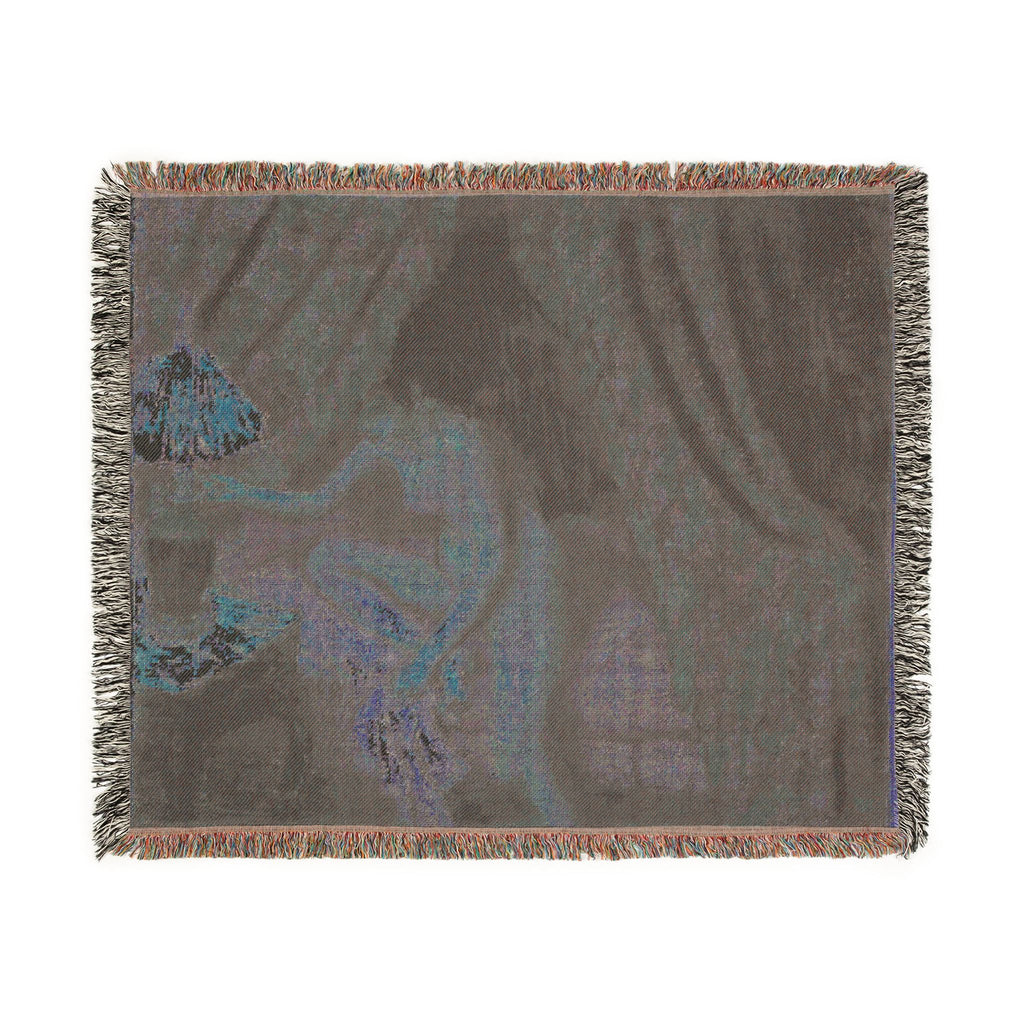 Hilaire Germain Edgar Degas - Retiring | Woven Tapestry Blanket