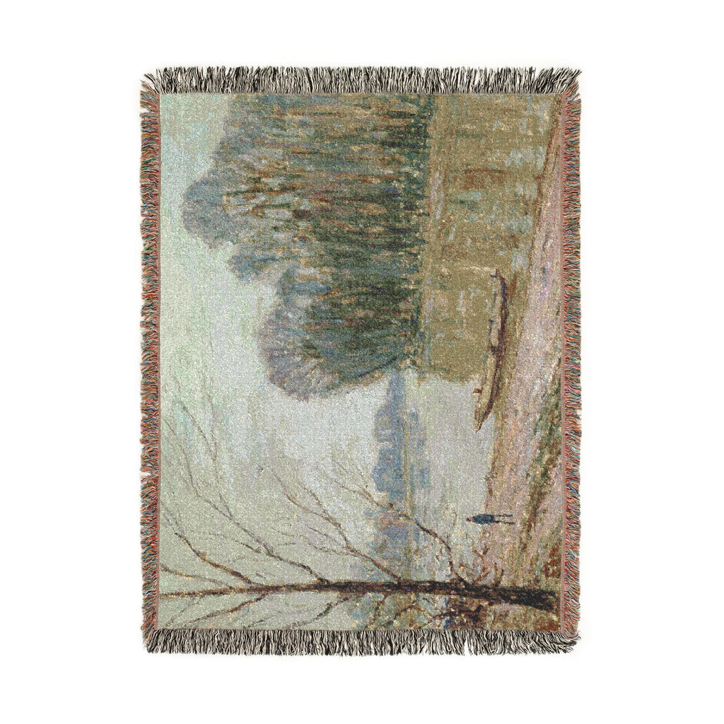 Alfred Sisley - The Loire | Woven Tapestry Blanket
