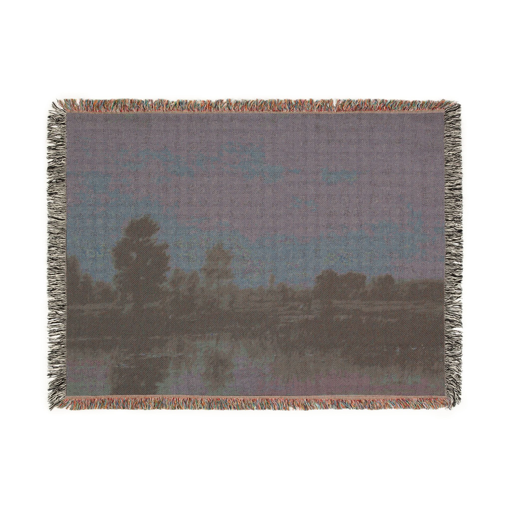 Charles François Daubigny - The Marsh | Woven Tapestry Blanket
