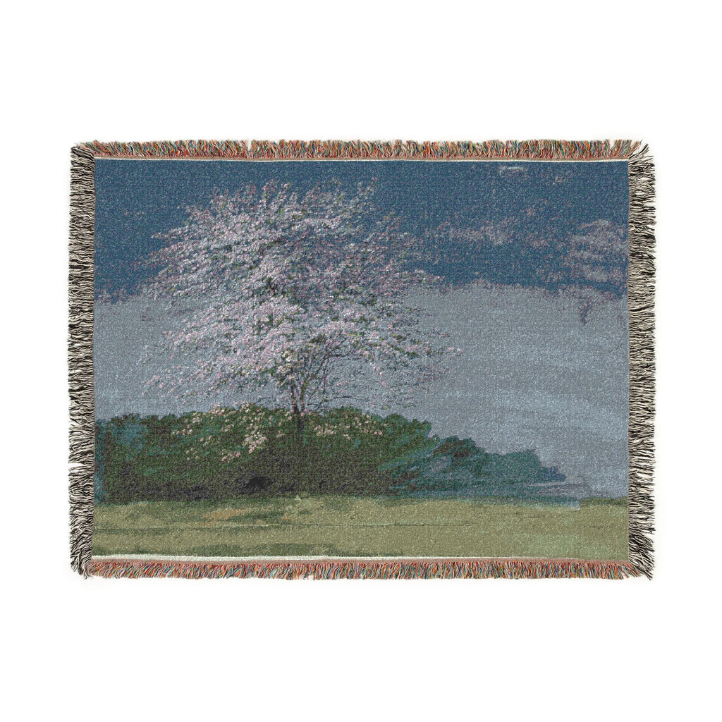 William Turner - Study of a Tree in Bloom | Woven Tapestry Blanket