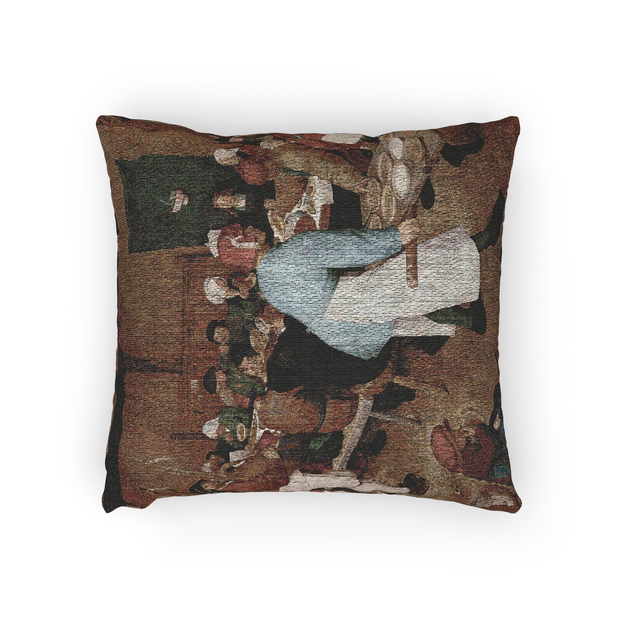 Pieter Bruegel the Elder - Peasant Wedding - Google Art Project 2 | Woven Pillow