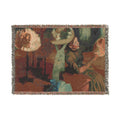 Hilaire Germain Edgar Degas - The Millinery Shop | Woven Tapestry Blanket