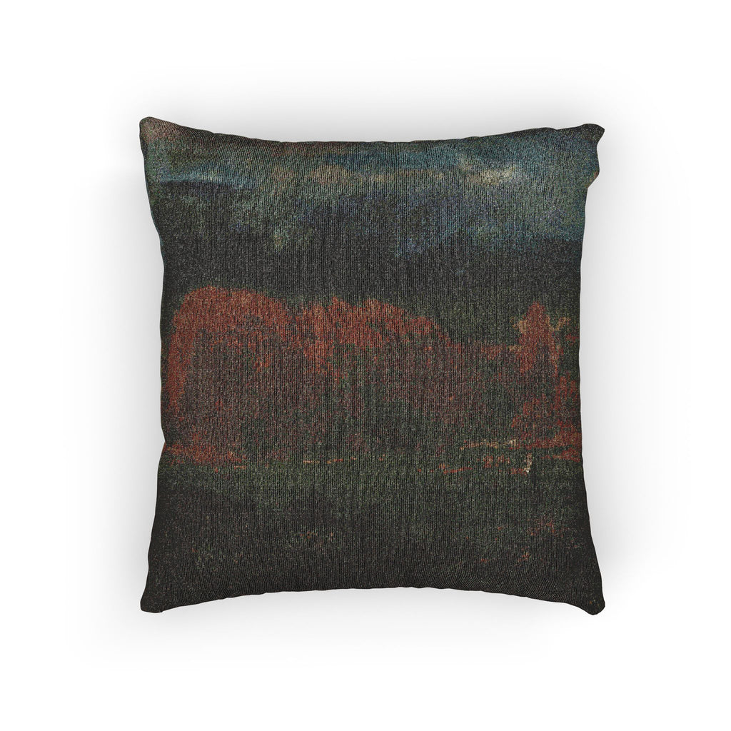 George Inness - Sunlit Valley | Woven Pillow