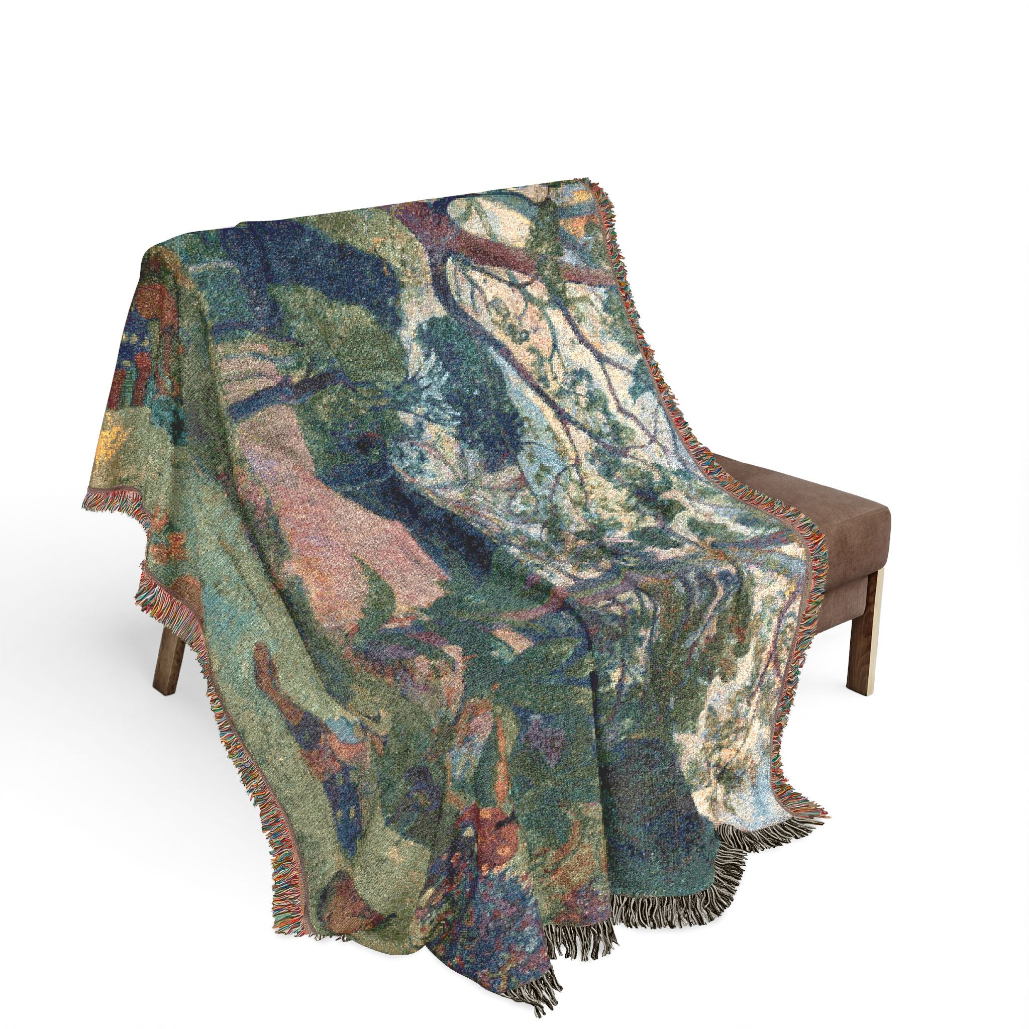 The Big Tree Paul Gauguin Tapestry Blanket