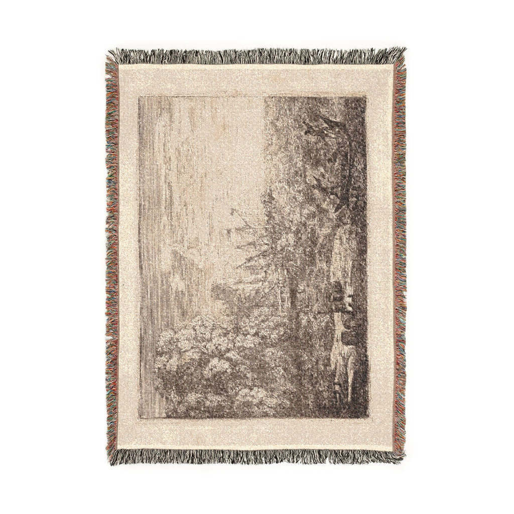 Claude Lorrain - The Tempest | Woven Tapestry Blanket
