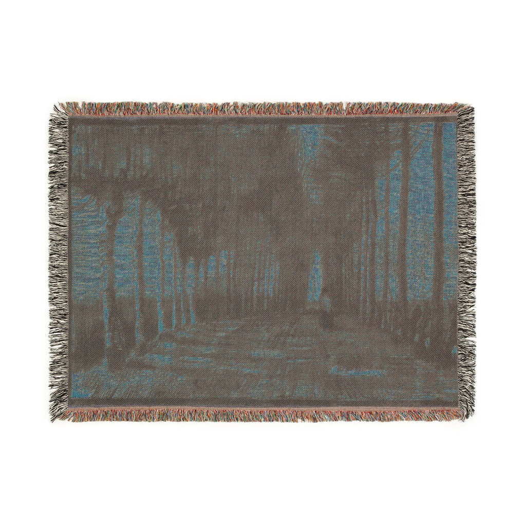 Vincent van Gogh - Avenue of Pollard Birches and Poplars | Woven Tapestry Blanket