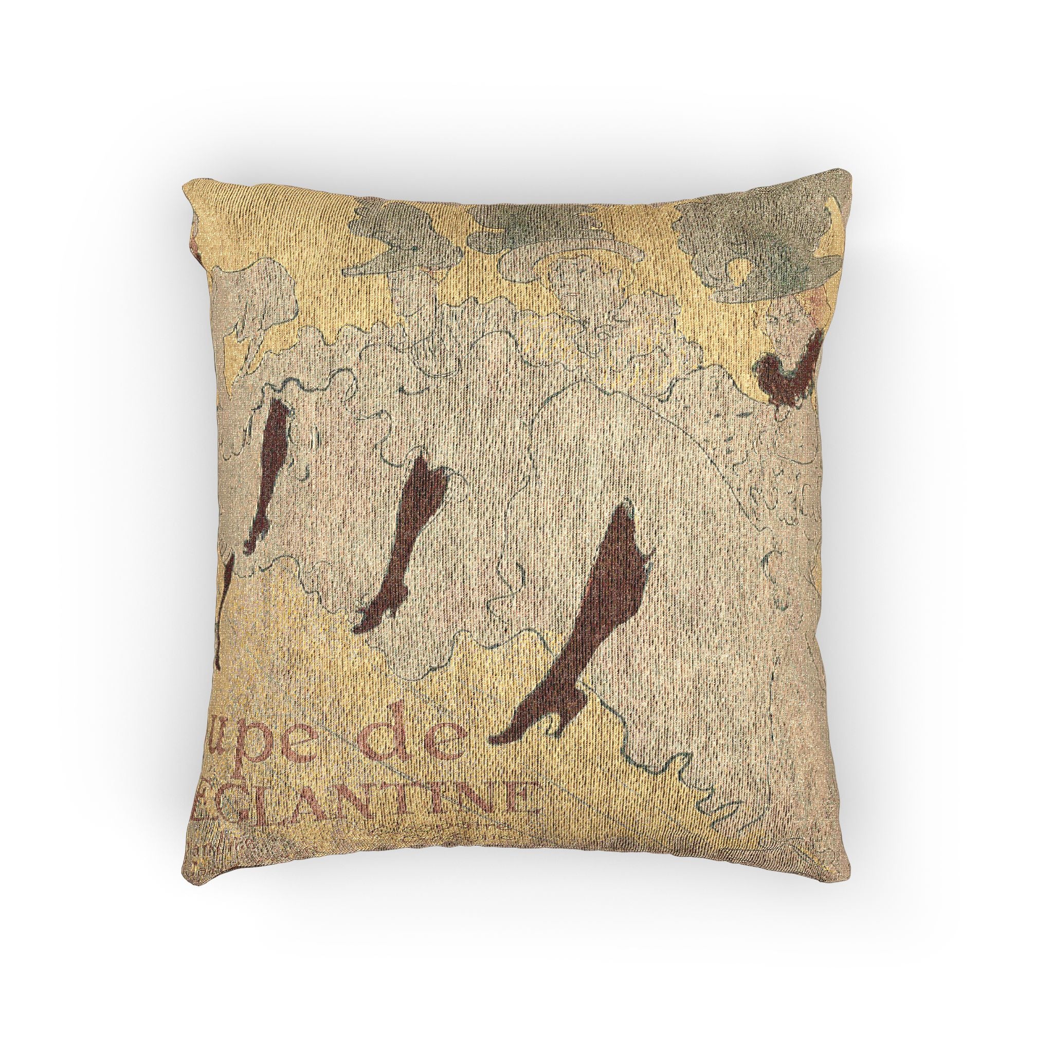 Henri de Toulouse-Lautrec - Mademoiselle Eglantine's Troupe | Woven Pillow