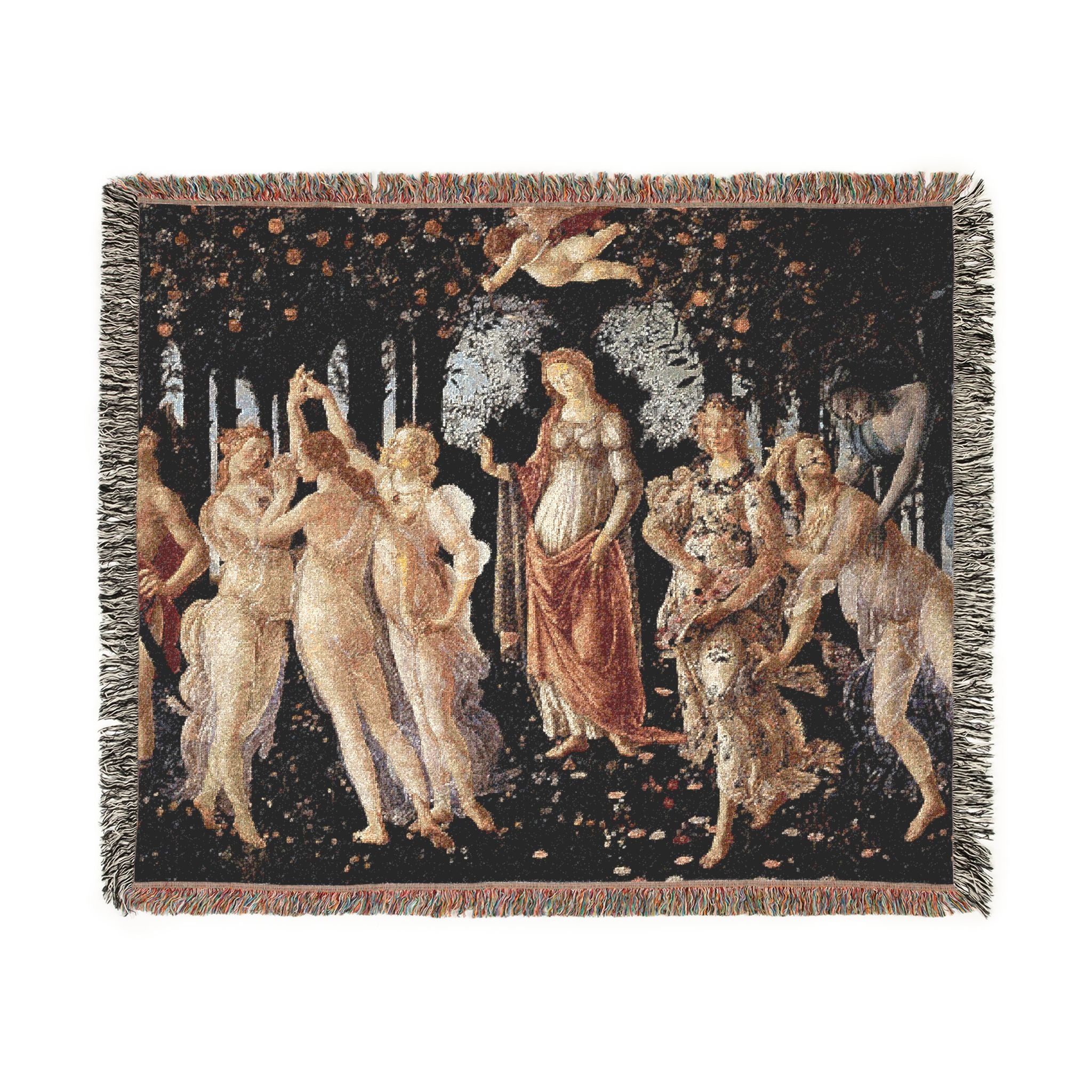 Botticelli-primavera | Woven Tapestry Blanket
