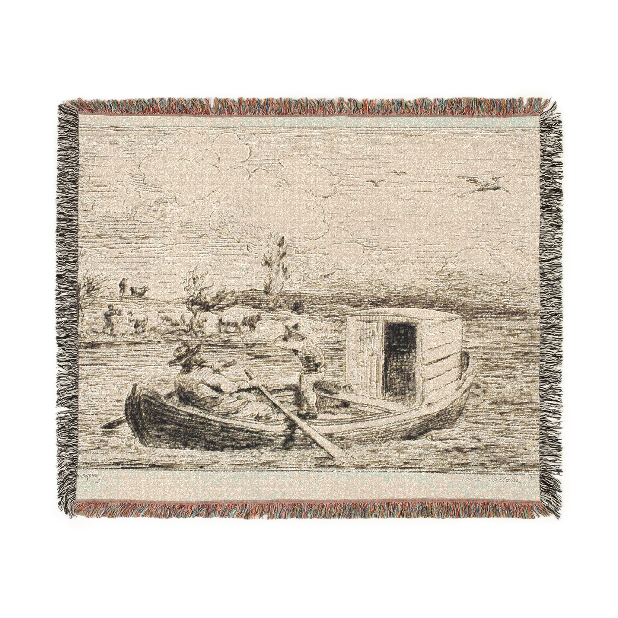 Cambronne's Word Charles François Daubigny Tapestry Blanket