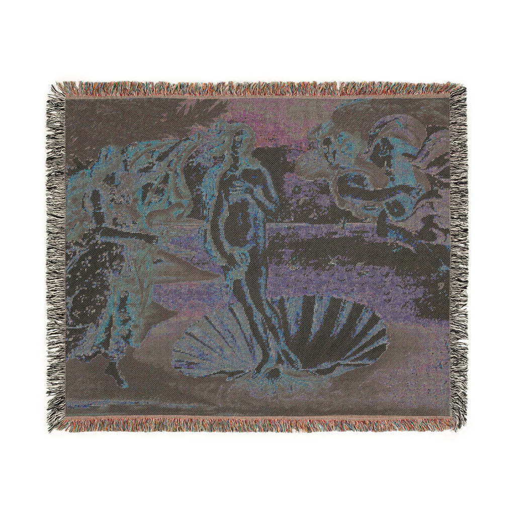 Sandro Botticelli - La nascita di Venere - Google Art Project - edited | Woven Tapestry Blanket