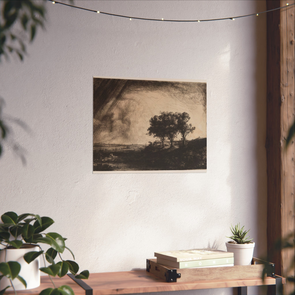 Rembrandt van Rijn - The Three Trees | Fine Art Poster