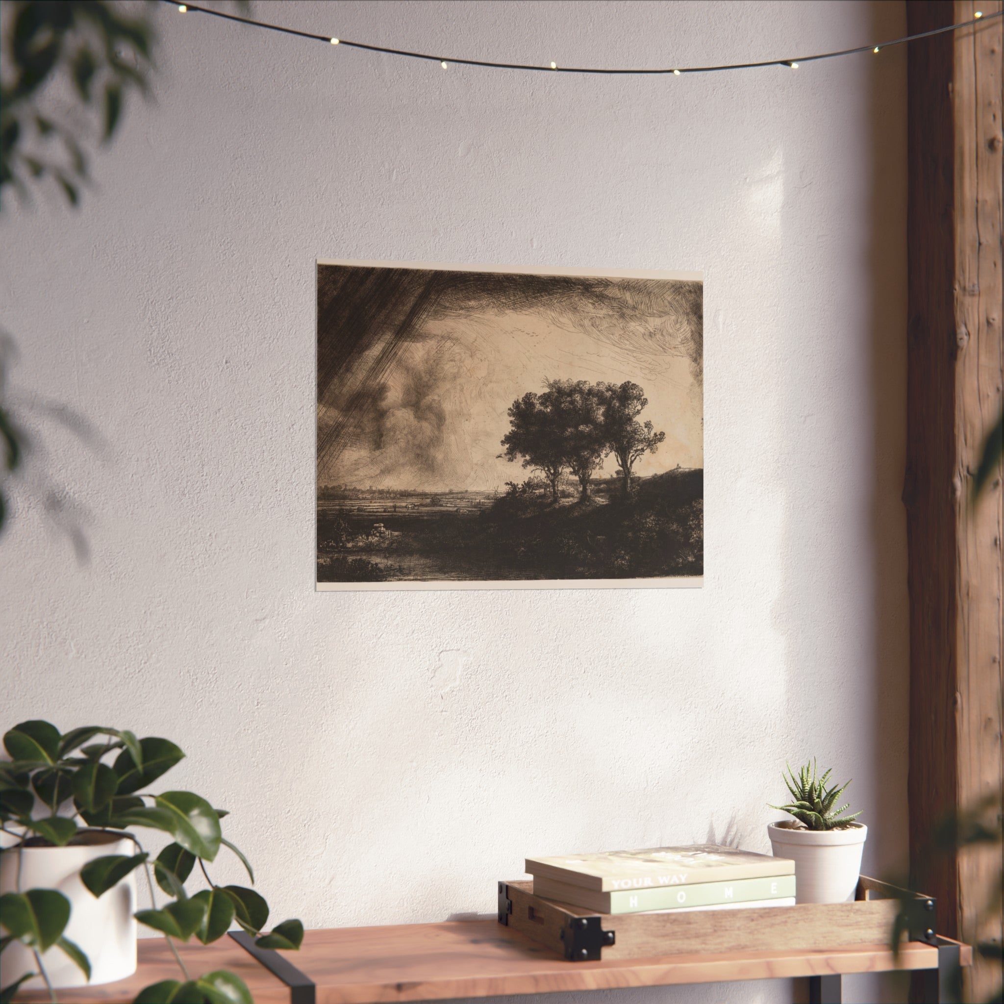 Rembrandt van Rijn - The Three Trees | Fine Art Poster