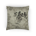Claude Lorrain - Seated Woman and Other Sketches | Woven Pillow