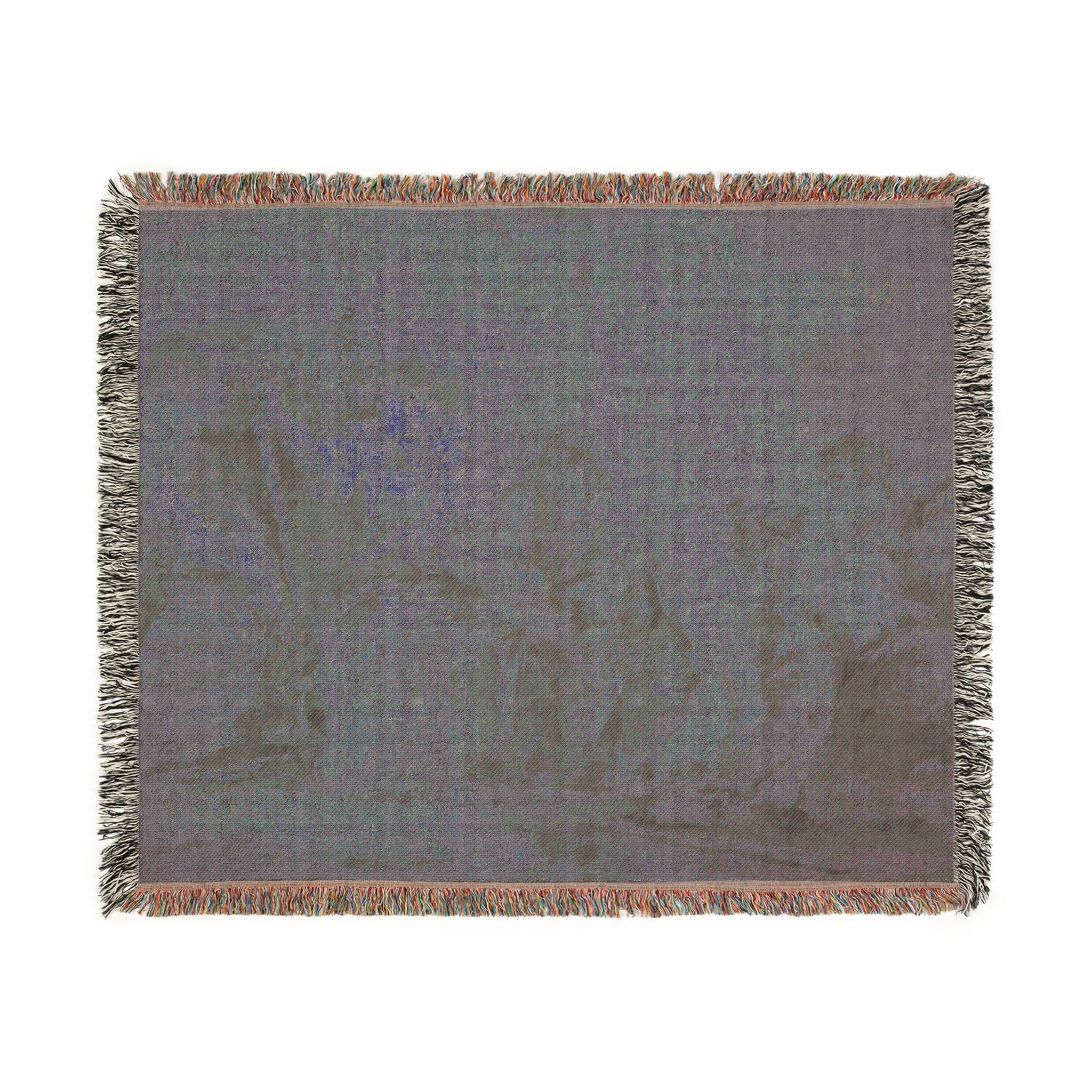 Francesco Guardi - Adoration of the Shepherds (recto); Three Sketches Buildings by Canal with Boats, Landscape with Buld | Woven Tapestry Blanket