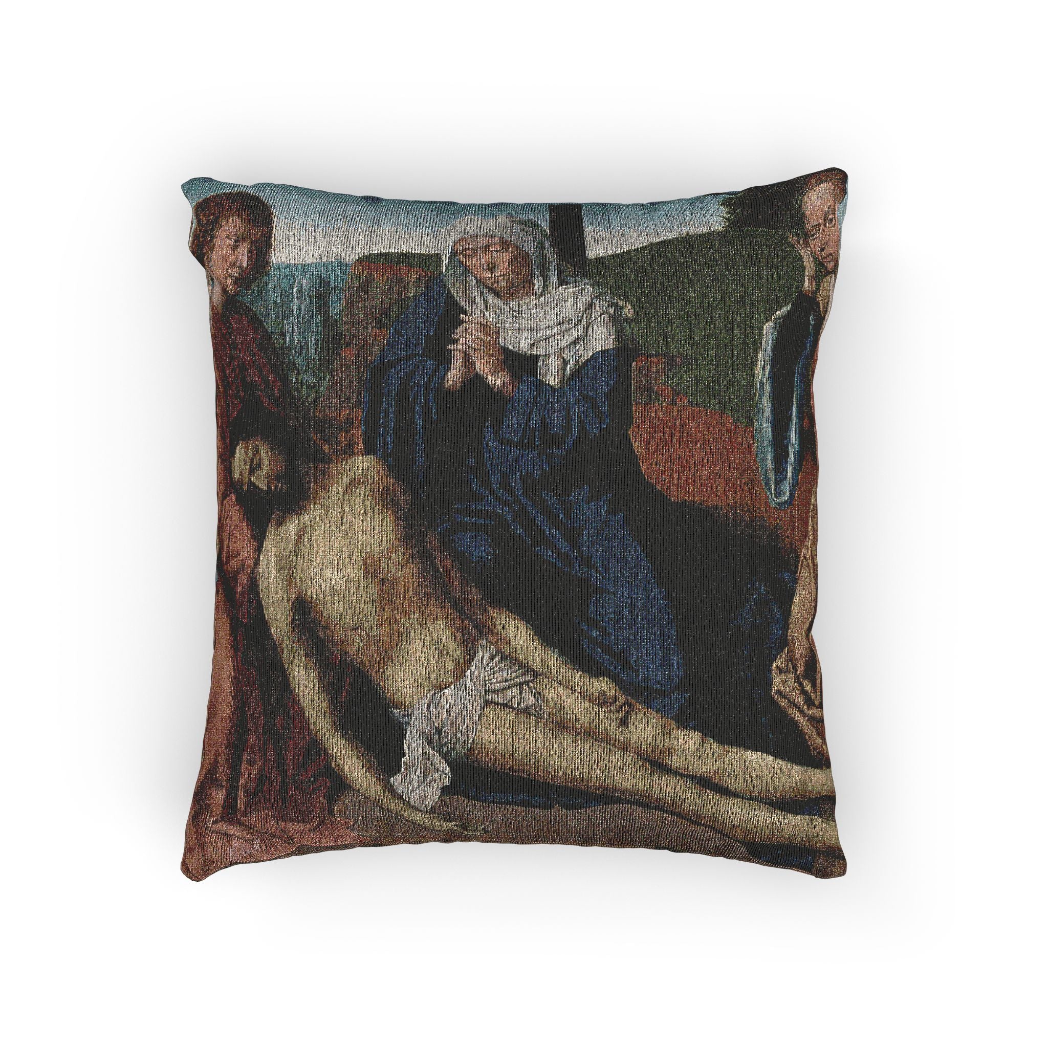 Gerard David - Lamentation over the Body of Christ | Woven Pillow