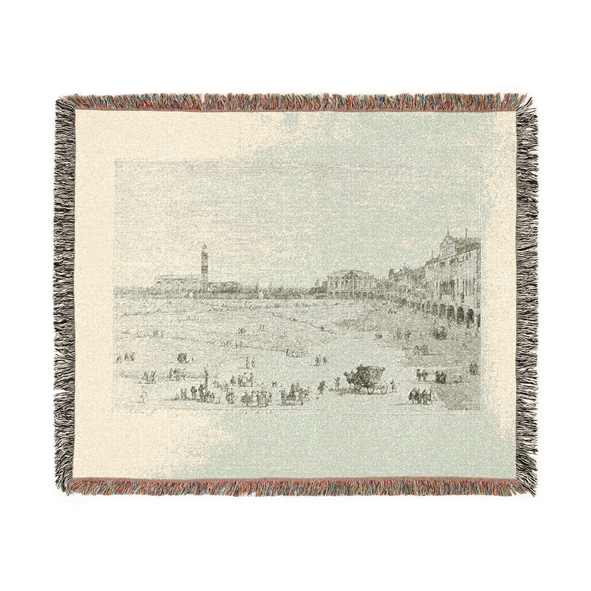 Canaletto - Prà della Valle, from Vedute | Woven Tapestry Blanket