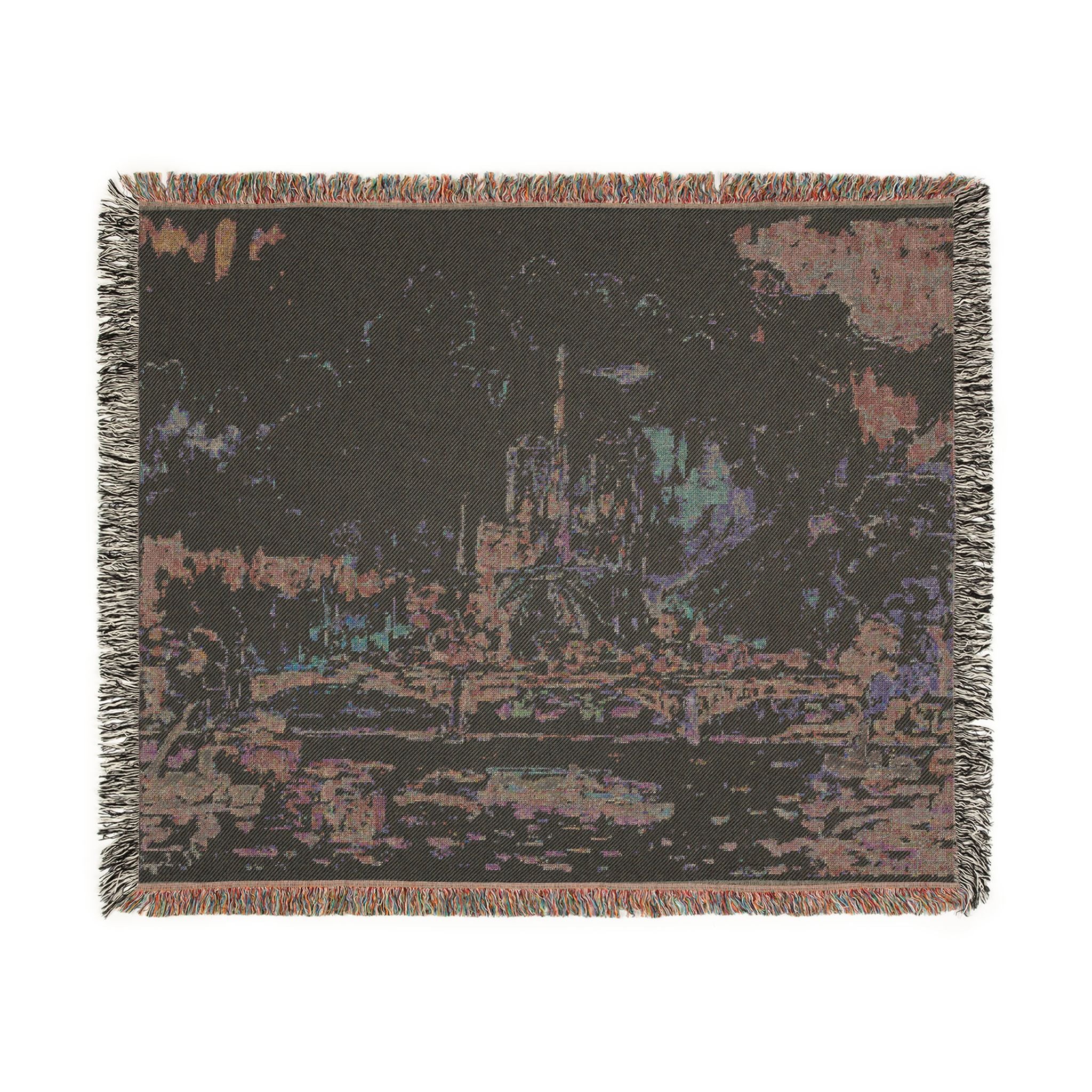 Paul Signac - Notre Dame | Woven Tapestry Blanket