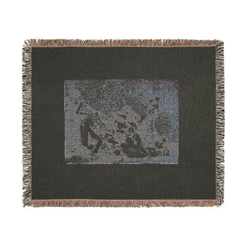 Francisco José de Goya y Lucientes - And they are like wild beasts, plate five from The Disasters of War | Woven Tapestry Blanket