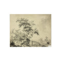 Jacob van Ruisdael - Landscape with Tree on Road to Buildings | Fine Art Poster