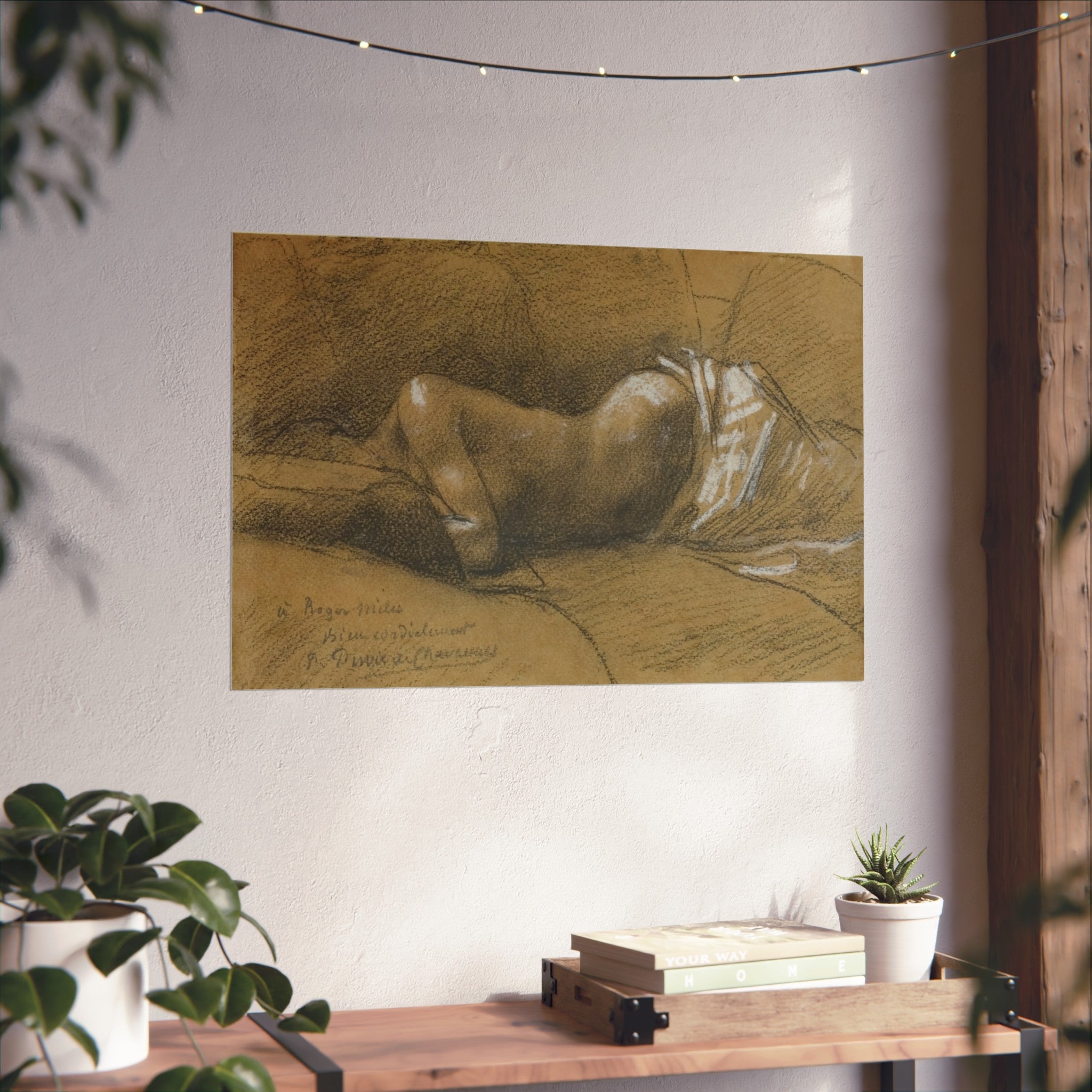 Pierre Puvis de Chavannes - Study of a Sleeping Woman | Fine Art Poster
