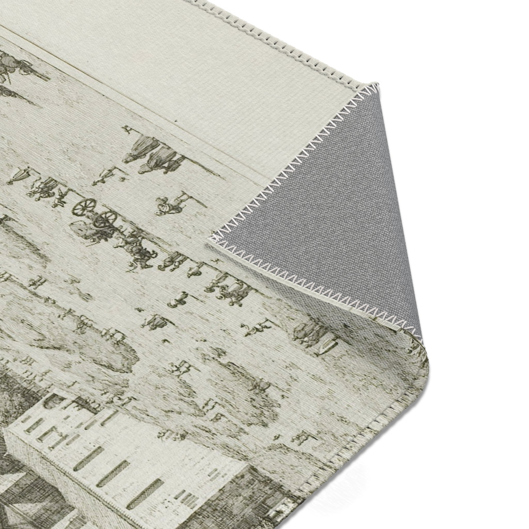 Canaletto - S. Giustina in prà della Vale, from Vedute | Area Rug