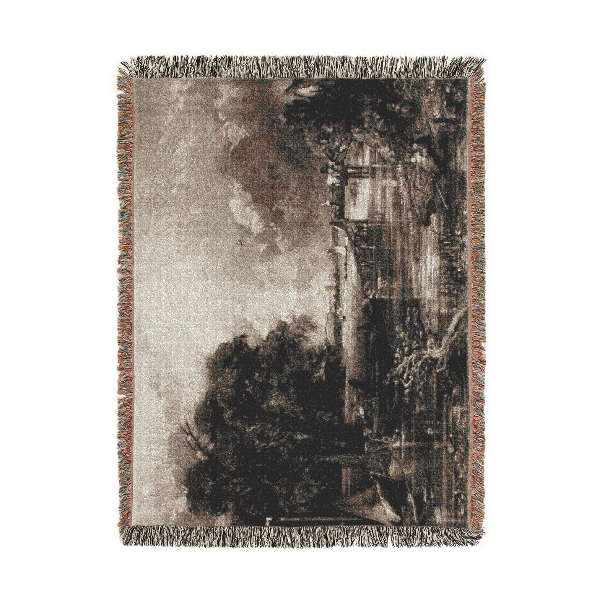 David Lucas - River Stour, Suffolk | Woven Tapestry Blanket