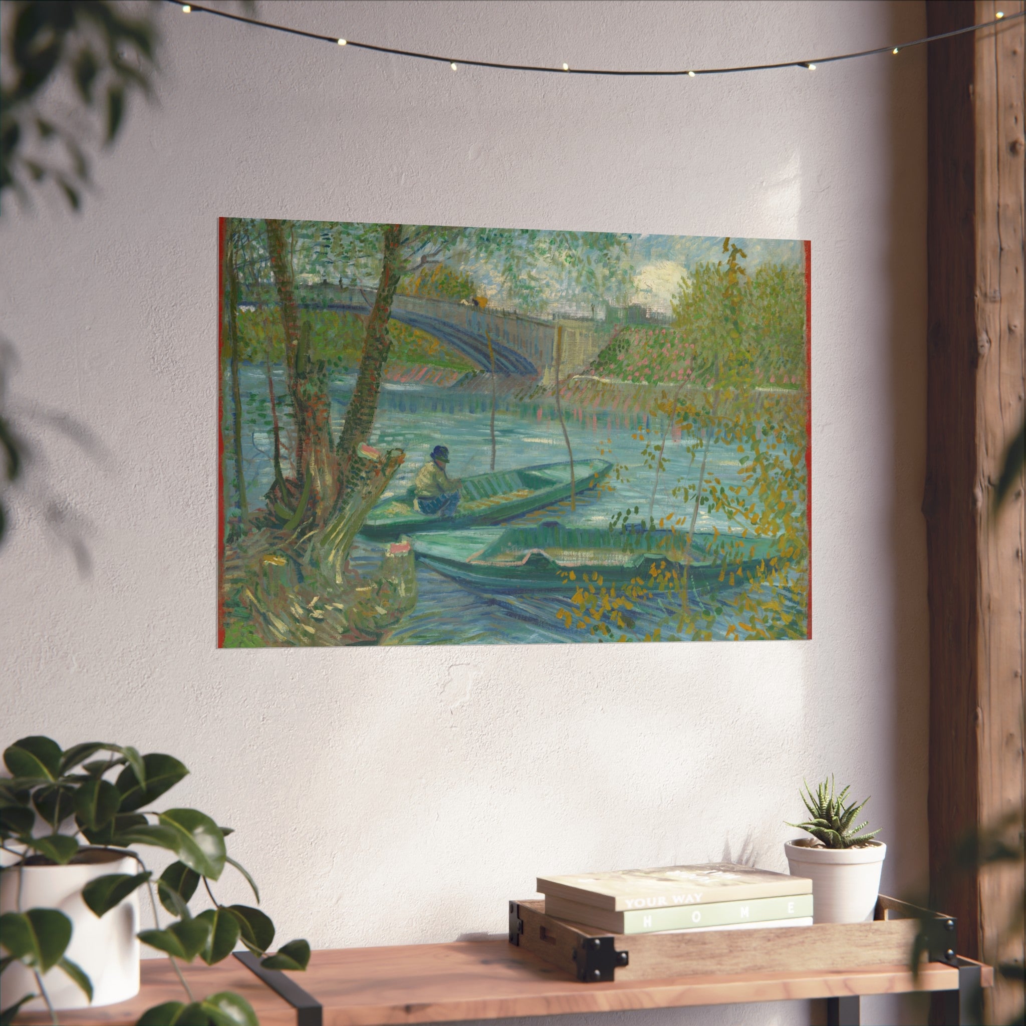 Vincent van Gogh - Fishing in Spring, the Pont de Clichy | Fine Art Poster