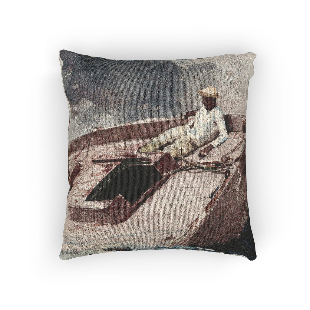 Winslow Homer - The Gulf Stream | Woven Pillow