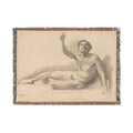 Hilaire Germain Edgar Degas - Study of a Male Nude | Woven Tapestry Blanket