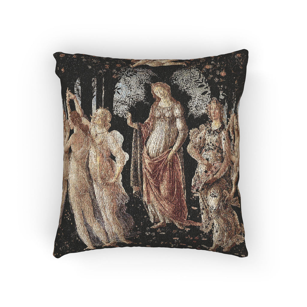 Botticelli-primavera | Woven Pillow