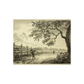 Style of Jacob van Ruisdael - Figures with Baskets on Road | Fine Art Poster