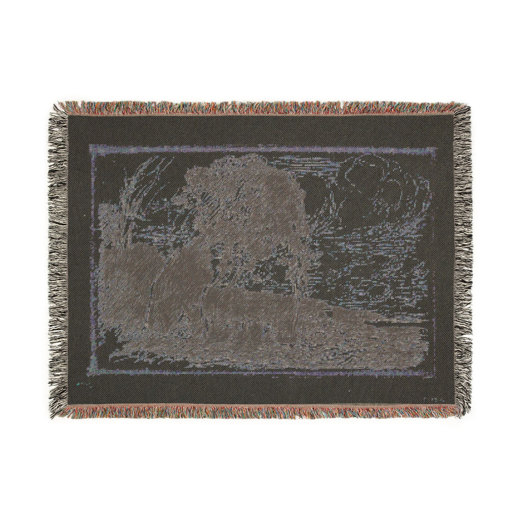 Jean Baptiste Camille Corot - Souvenir of the Fortifications of Douai | Woven Tapestry Blanket