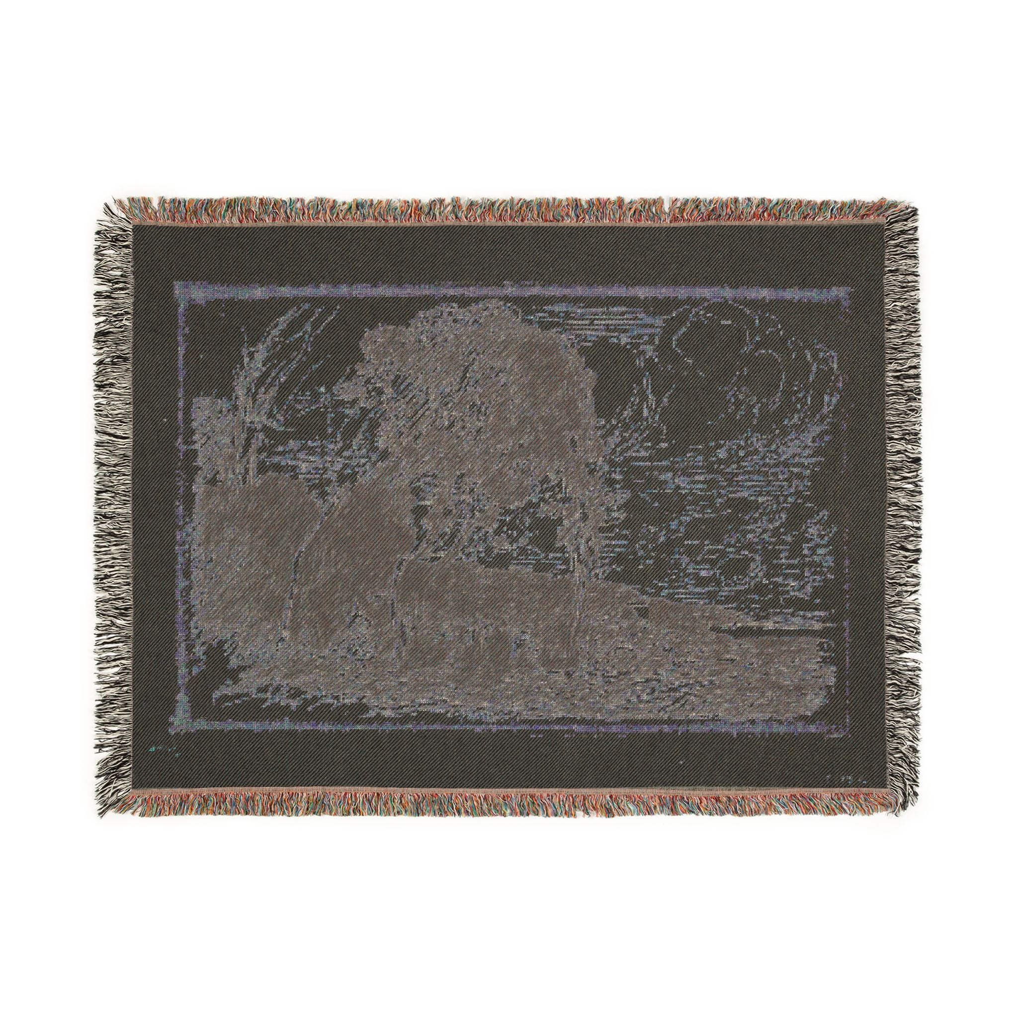 Jean Baptiste Camille Corot - Souvenir of the Fortifications of Douai | Woven Tapestry Blanket