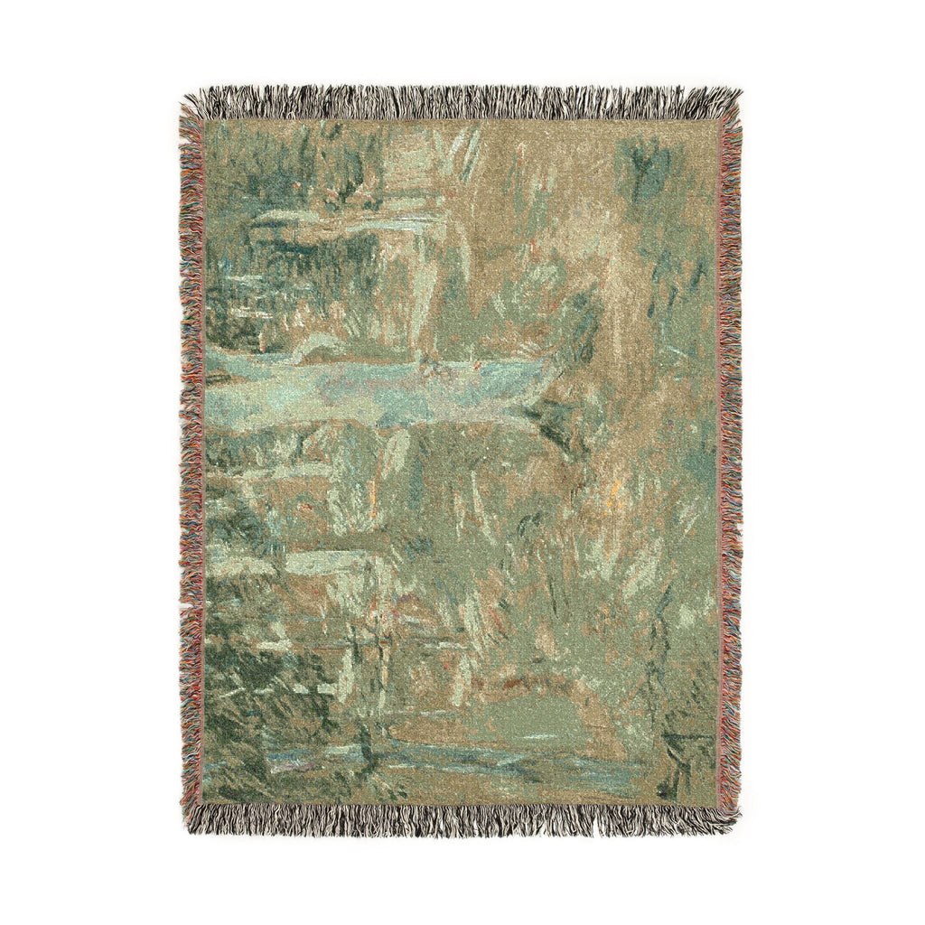 Berthe Morisot - Forêt de Compiègne | Woven Tapestry Blanket