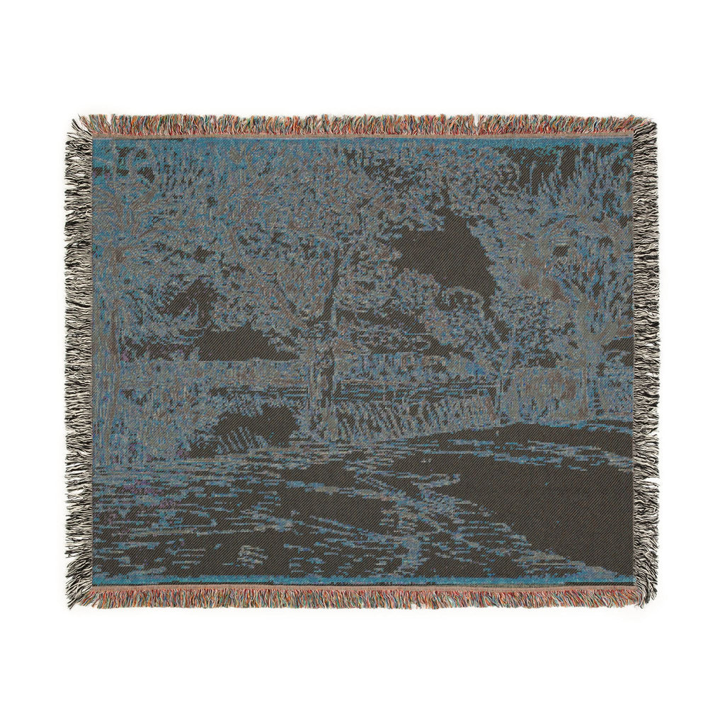 Vincent van Gogh - Landscape at Arles | Woven Tapestry Blanket