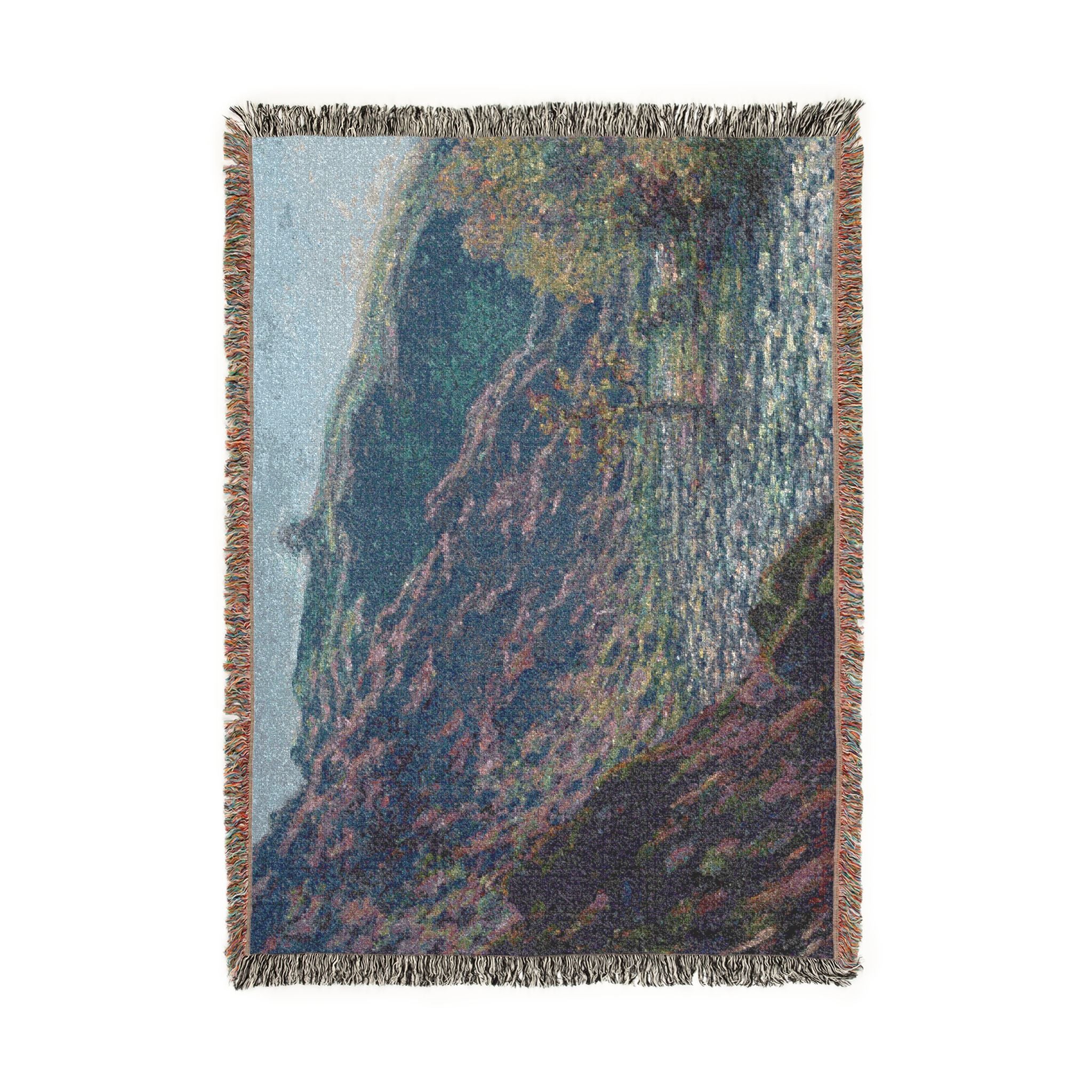 Claude Monet - The Petite Creuse River | Woven Tapestry Blanket