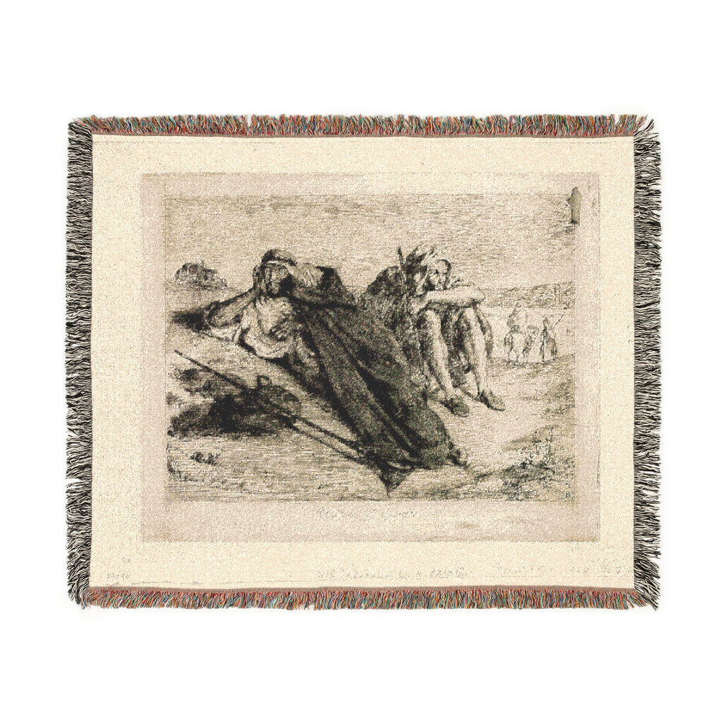 Eugène Delacroix - Arabs of Oran | Woven Tapestry Blanket